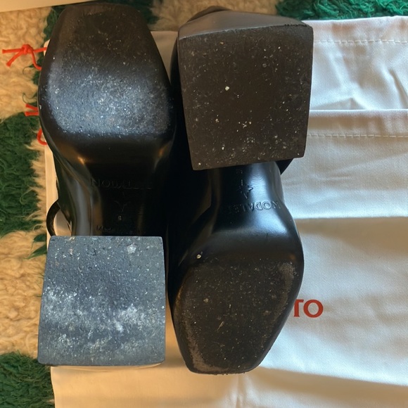 Nodalto Bulla Babies  black platform heels - Picture 5 of 12